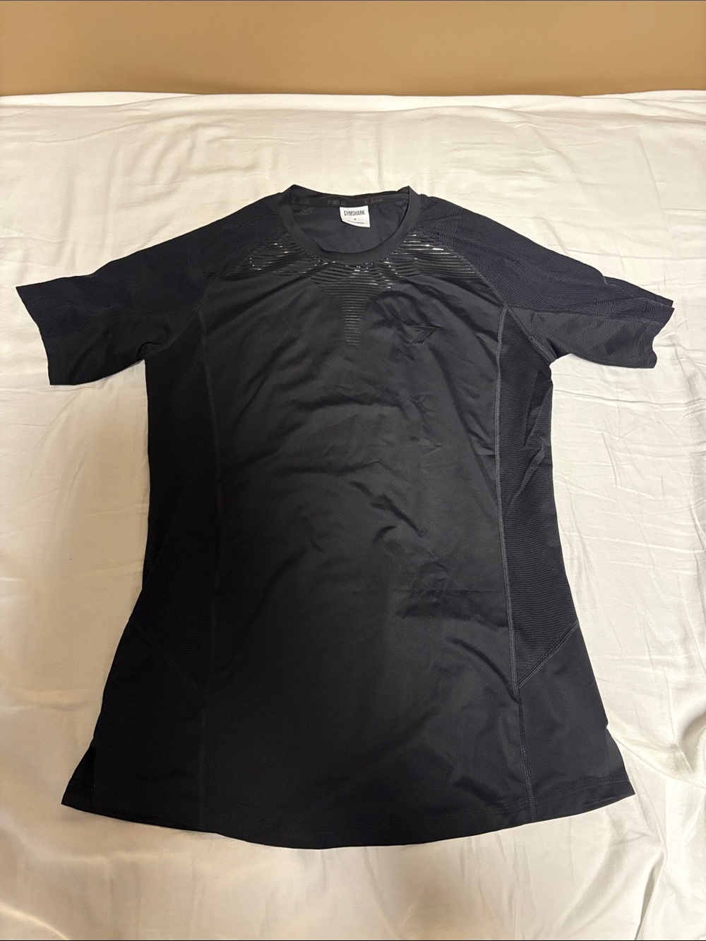*RARE* Old Gymshark Black Shirt Rubber Grip Small